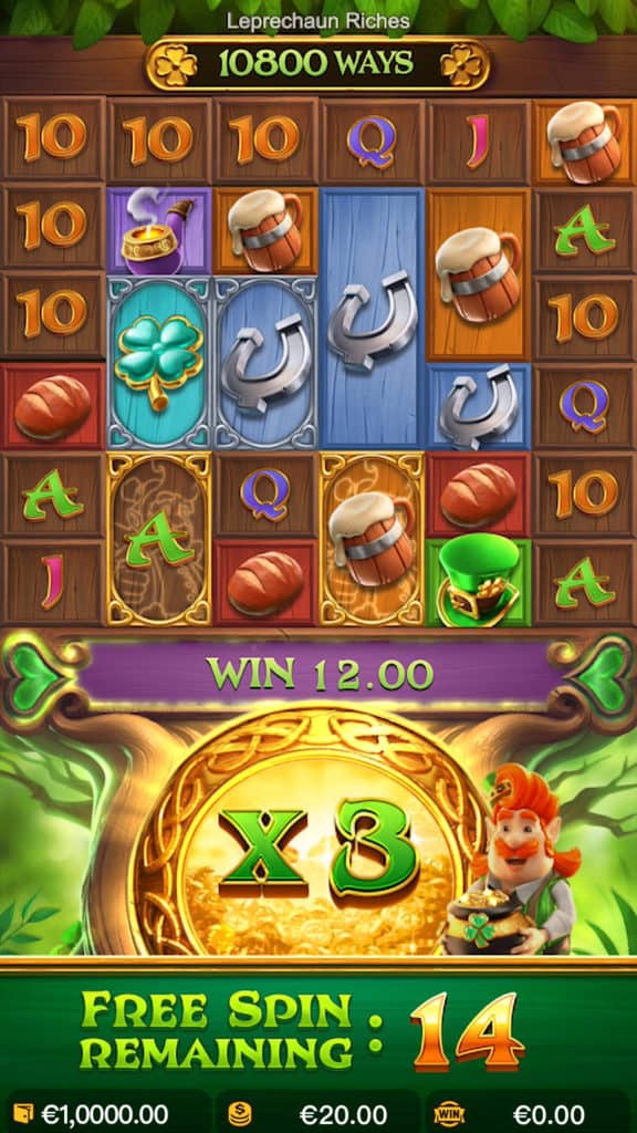 รีวิวเกมสล็อต Leprechaun Riches New Slot Download Free to Jackpot 2021 | Pussy888 4